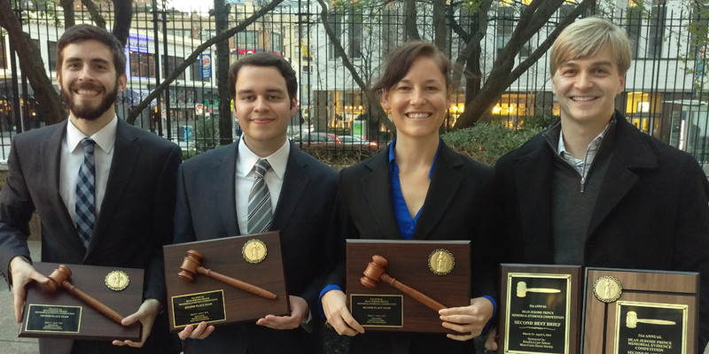 UT Law's Prince evidence competition team