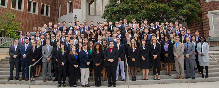 The Class of 2019 on the steps of the College of Law.