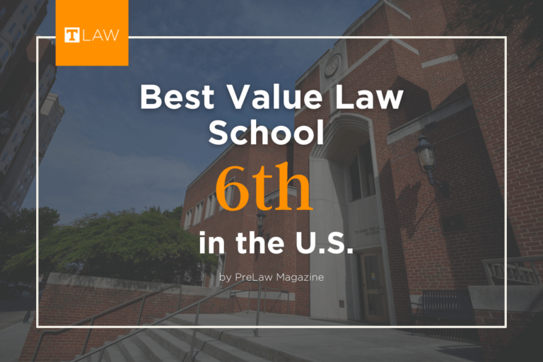UT College of Law ranked 6th best law school value in the U.S