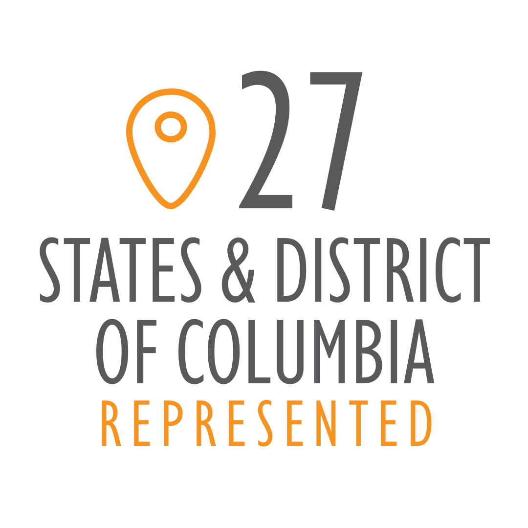 27 States & DC Represented